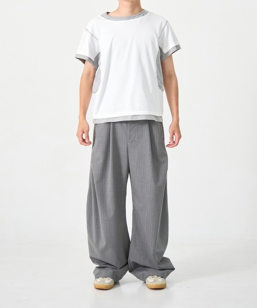 NVRFRGT（ネヴァーフォーゲット） tシャツ 別注 LAYERD SHORT SLEEVE T