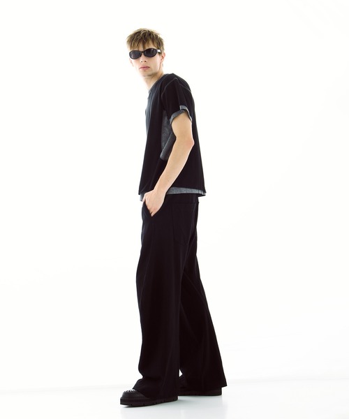 NVRFRGT（ネヴァーフォーゲット） tシャツ 別注 LAYERD SHORT SLEEVE T