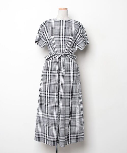 【美品】MACKINTOSH PHILOSOPHY 半袖ワンピース 38 MACKINTOSH PHILOSOPHY 「MACKINTOSH PHILOSOPHY」 半袖