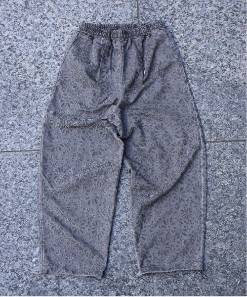 ATELANE /ピグメントジャガードセットアップ/トラックトップ/カーブパンツ セール】ATELANE / ピグメントジャガードセットアップ/トラックトップ