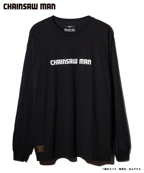 「glamb」 長袖Tシャツ「チェンソーマンコラボ」 L ホワイト メンズ