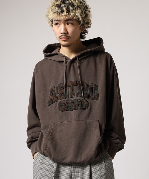 スマホショルダー パーカー JUNGLESTOTM CAMO相良刺繍加工プルパーカー メンズ レディース | Jungle Storm | 09