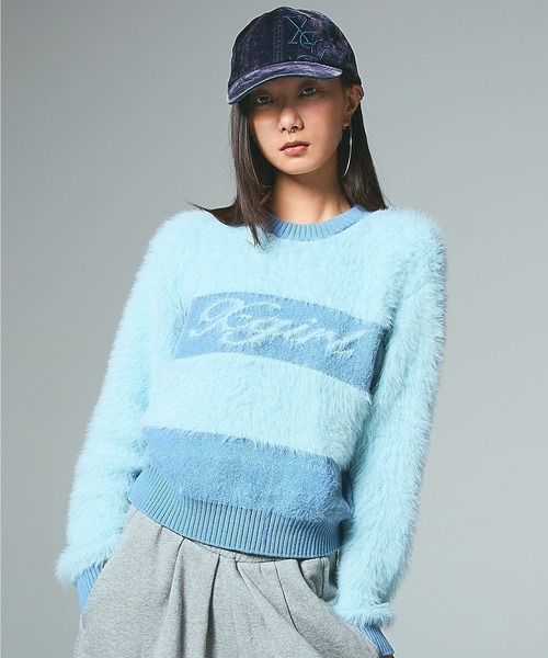X-girl（エックスガール） ニット セーター SHAGGY COMPACT KNIT TOP