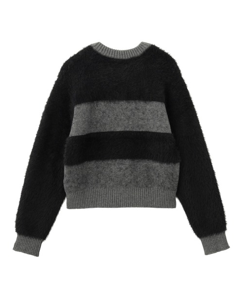 X-girl ニット セーター SHAGGY COMPACT KNIT TOP レディース