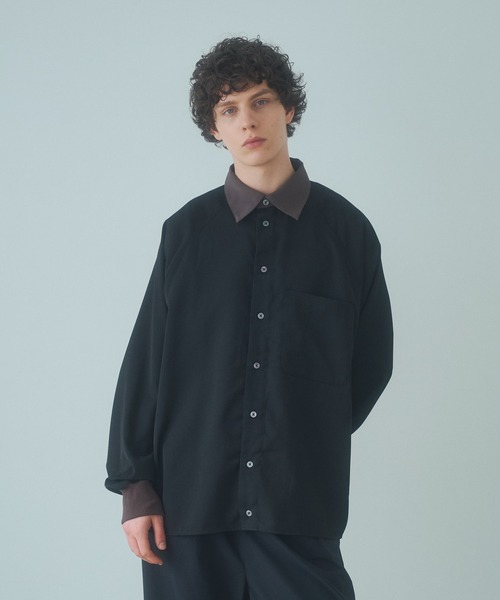 Doopz ドルマンスリーブシャツ s DOOPZ（ドープス） シャツ OVERSIZED DOLMAN SLEEVE SHIRT - オーバー