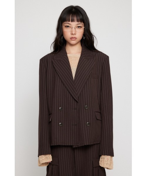 LAGUAGEM SHOULDER PAD DOUBLE ジャケット LAGUA GEM | SHOULDER PAD DOUBLE ジャケット (ジャケット ) |SHEL