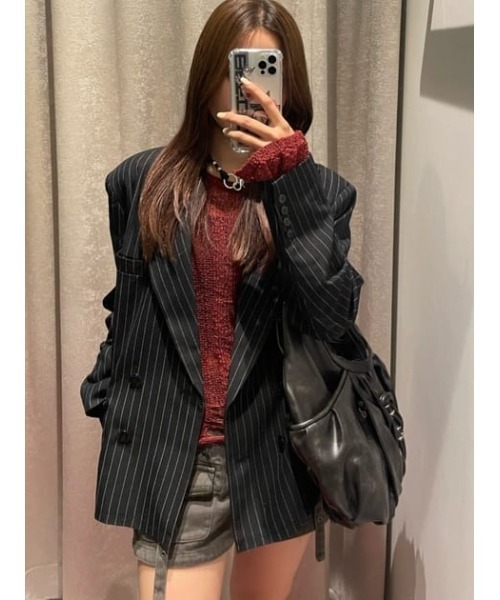 LAGUAGEM SHOULDER PAD DOUBLE ジャケット LAGUA GEM | SHOULDER PAD DOUBLE ジャケット (ジャケット ) |SHEL