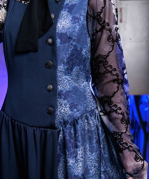 NIBBLE POISON（ニブルポイズン） ワンピース レオパードツギハギ