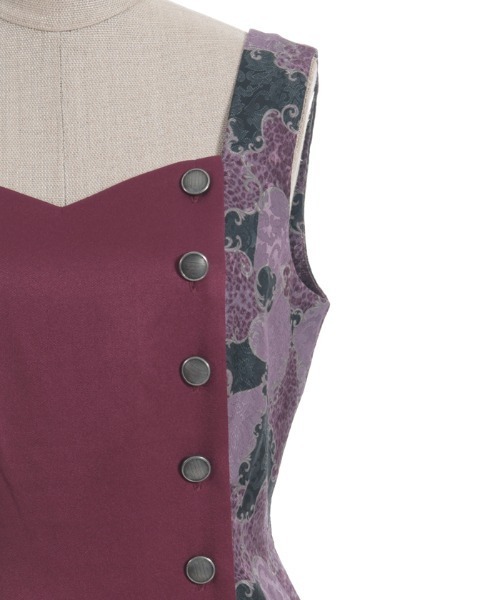 NIBBLE POISON（ニブルポイズン） ワンピース レオパードツギハギ