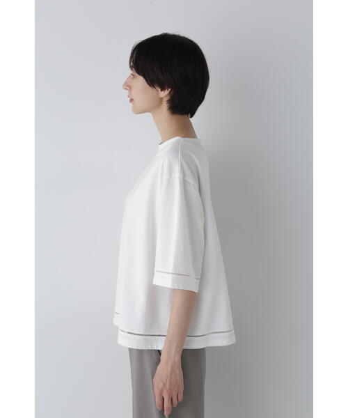 「human woman」 半袖Tシャツ MEDIUM グリーン レディース_画像8