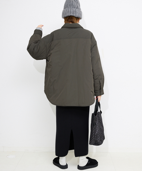 SLOBE IENA コート アウター 「吸湿発熱」TOPTHERMOシャツブルゾン