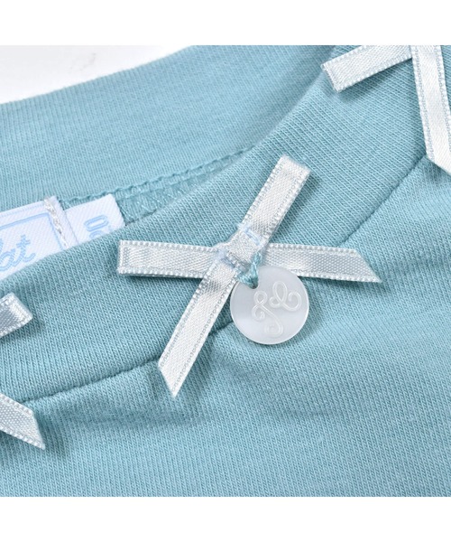 「Tartine et Chocolat」 「KIDS」半袖カットソー 110 ブルー キッズ_画像9