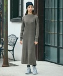 ラコステ ワンピース ローウエストリブニットド...の詳細画像3