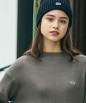 ラコステ ワンピース ローウエストリブニットド...の詳細画像1