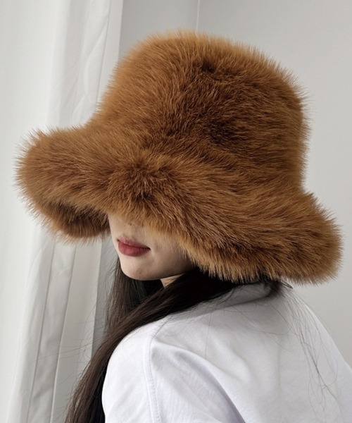 ADDITION STORE 帽子 ハット ＼6色展開／ふわふわフェイクファー