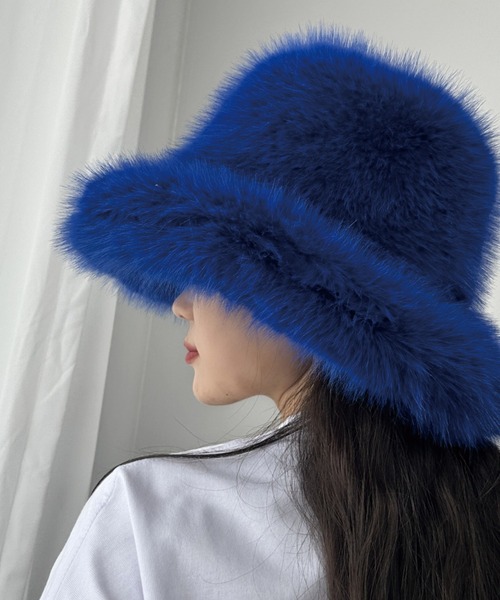 ADDITION STORE 帽子 ハット レディース ＼6色展開／ふわふわフェイク
