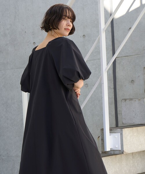 「UNFILO」 半袖ワンピース MEDIUM グレー レディース_画像8