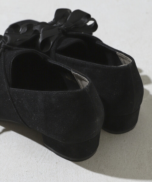 パンプス Firsthand/ファーストハンド スウェードライク リボン レースアップ シューズ (22.5〜24.5cmサイズ展開) | Firsthand | 11