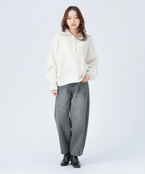 BEAMS HEART（ビームス ハート） ニット セーター ハーフジップ ニット