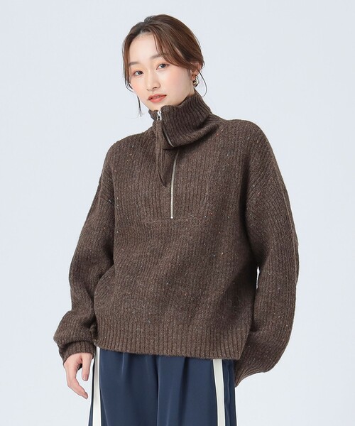 BEAMS HEART（ビームス ハート） ニット セーター ハーフジップ ニット