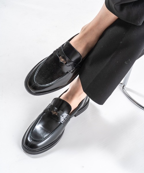 FABIO RUSCONI（ファビオルスコーニ） ローファー コインローファー 本