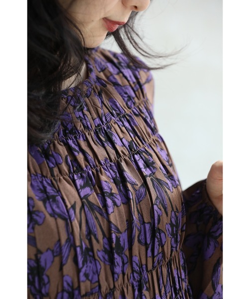 「CAWAII」 長袖ワンピース FREE パープル レディース_画像2