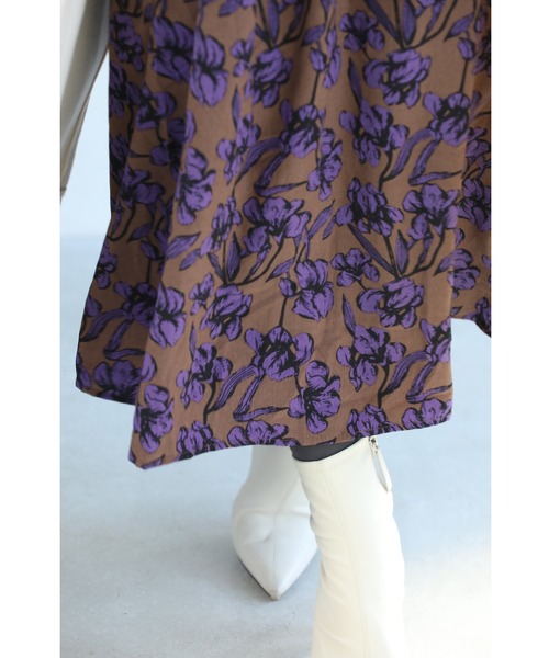 「CAWAII」 長袖ワンピース FREE パープル レディース_画像5