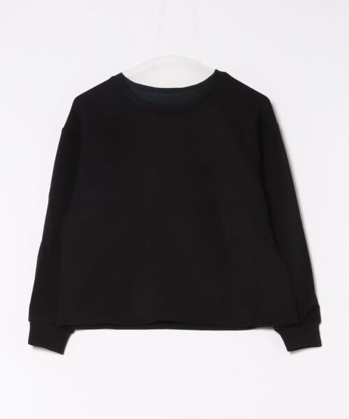 DAYRA tシャツ ソリッドカラー バック フリル コンパクト プルオーバー