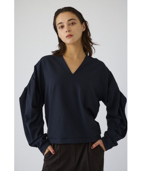 RIM.ARK tシャツ Volume sleeve v-neck PO ボリュームスリーブ