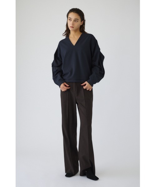 RIM.ARK tシャツ Volume sleeve v-neck PO ボリュームスリーブ