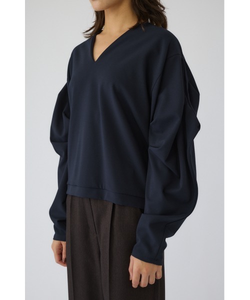RIM.ARK tシャツ Volume sleeve v-neck PO ボリュームスリーブ