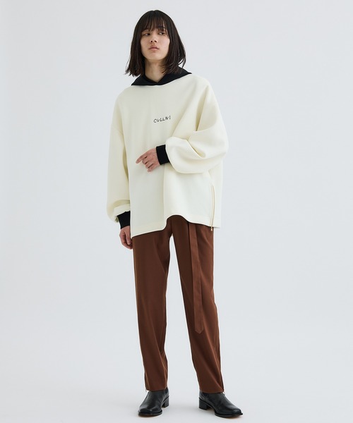 「CULLNI」 プルオーバーパーカー 1 ブラック メンズ_画像2