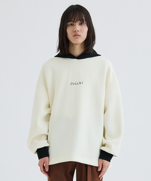 「CULLNI」 プルオーバーパーカー 1 ブラック メンズ_画像3