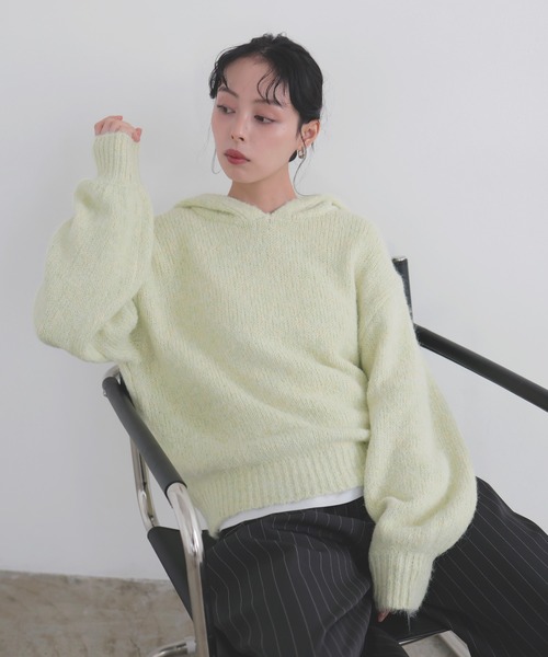 LIAN（リアン） パーカー フーディーニットプルオーバー レディース