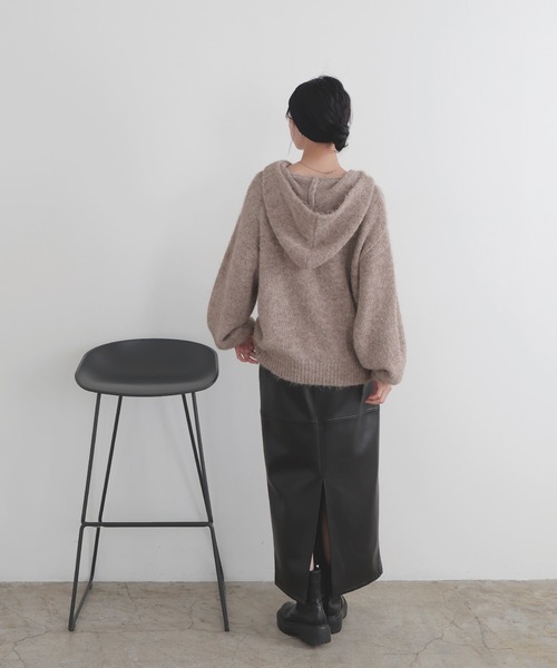 LIAN（リアン） パーカー フーディーニットプルオーバー レディース