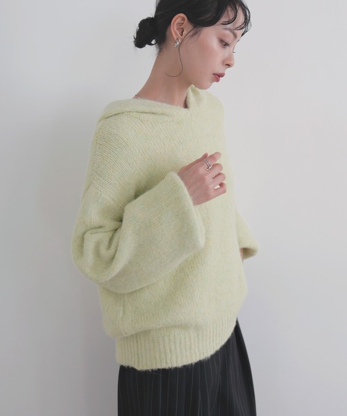 ニット フーディーニットプルオーバー レディース LIAN（リアン） パーカー フーディーニットプルオーバー レディース