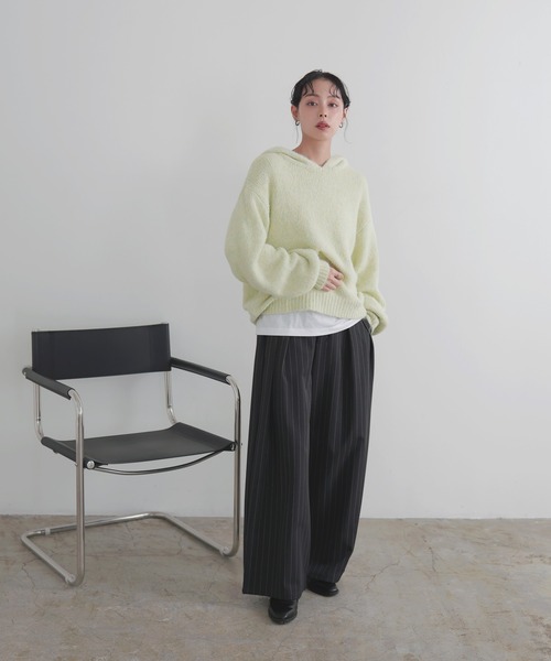 LIAN（リアン） パーカー フーディーニットプルオーバー レディース