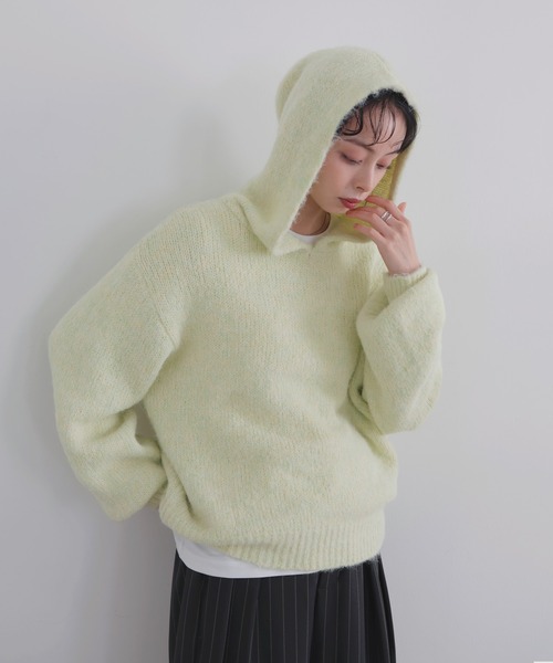 ニット フーディーニットプルオーバー レディース LIAN（リアン） パーカー フーディーニットプルオーバー レディース