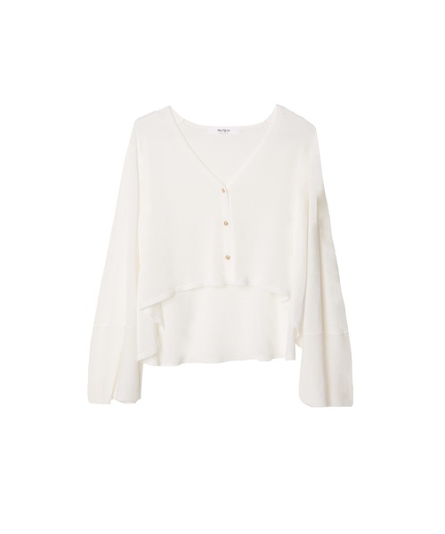 Her lip to ニットカーディガン M ホワイト レディース : ZOZOTOWN