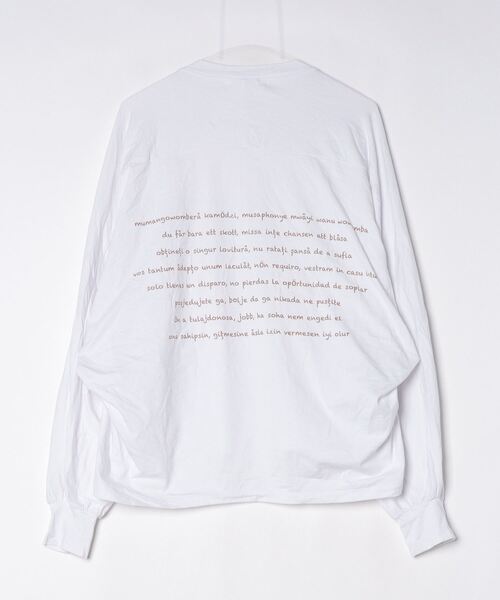 「SPIRALGIRL」 長袖カットソー FREE オフホワイト レディース_画像2