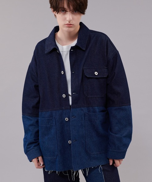 ONCILY（オンシェリー） デニムジャケット MEDIUM インディゴブルー