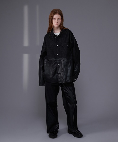 「ONCILY」 デニムジャケット MEDIUM インディゴブルー メンズ_画像9