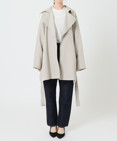 IENA（イエナ） チェスターコート 38 グレー レディース : ZOZOTOWN