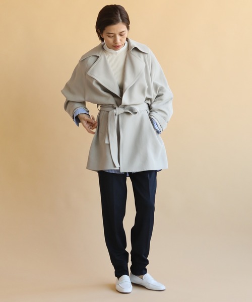 IENA（イエナ） チェスターコート 38 グレー レディース : ZOZOTOWN