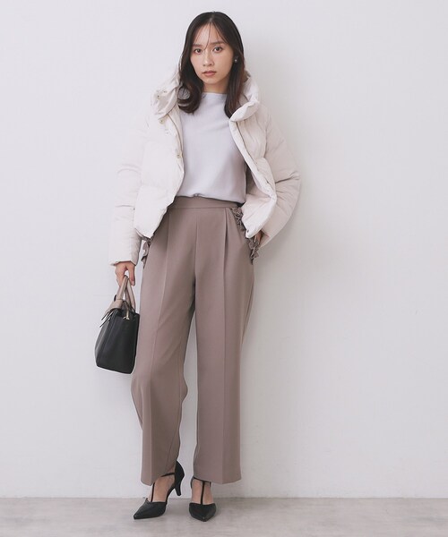 index（インデックス） ニット セーター ラメガーター編みボートネック