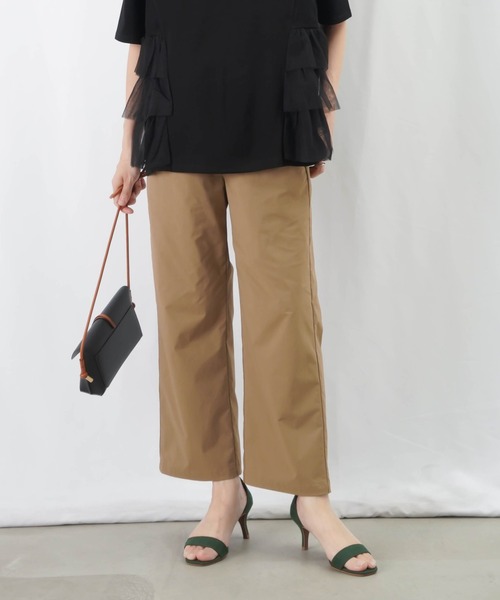 「LUCA/LADY LUCK LUCA」 イージーパンツ 38 カーキ レディース_画像2