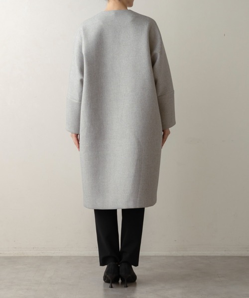 Sono（ソーノ） ノーカラーコート コート 「SONO/ソーノ」「SONO NAVY