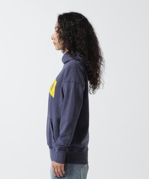 「MIXTA」 プルオーバーパーカー S ネイビー レディース_画像2