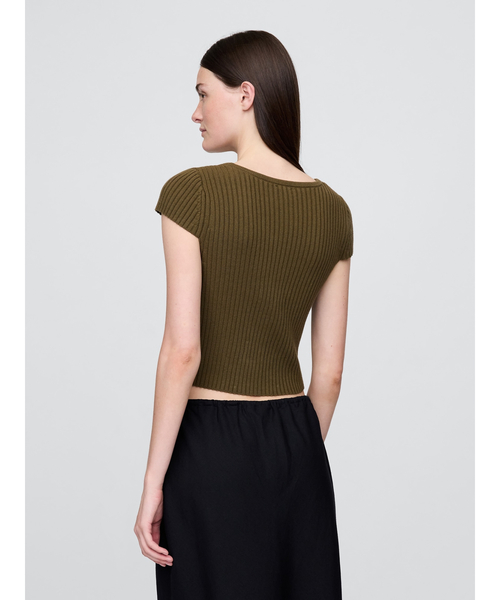 [GAP] вязаный кардиган S хаки женский 