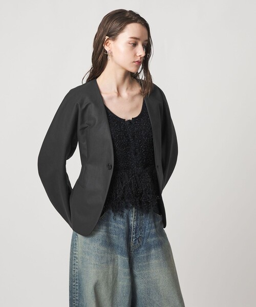 アストラット ASTRAET ☆ 黒 テーラード ジャケット ☆ 新品 ア 